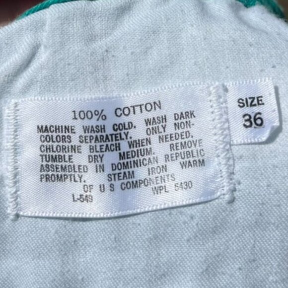 Vintage Disney Fashion Mickey Mouse Green Shorts Men's 36 - Picture 6 of 6